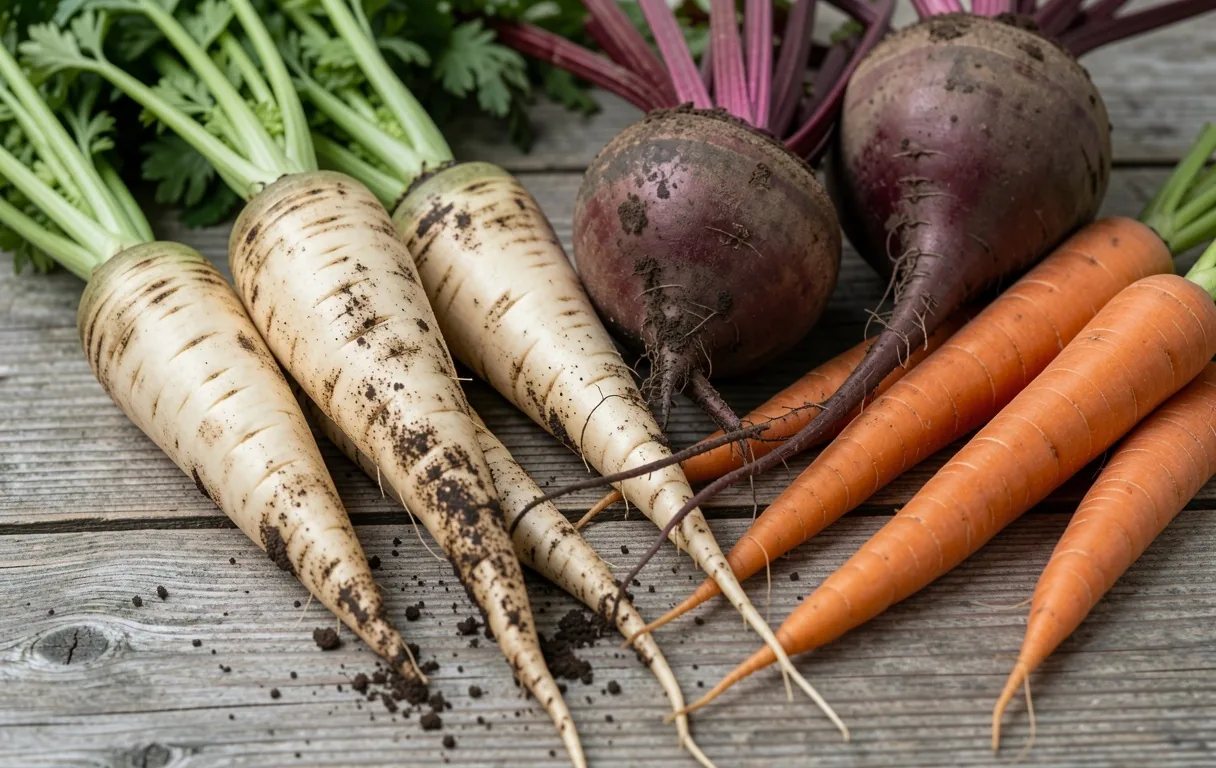 Root vegetables seasonal
